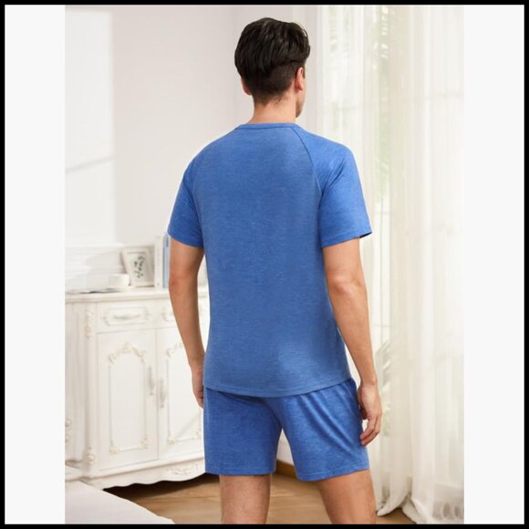 Cotton Pajama Set with Pockets, Lightweight Sleepwear - Picture 4 of 7